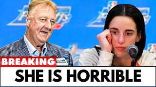 1 MINUTE AGO Larry Bird Finally BREAKS SILENCE on Caitlin Clark THIS is UNBELIEVABLE [upl. by Anauj]