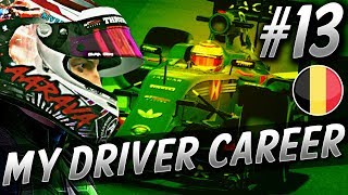 BIG CRASH IN DAMP CONDITIONS  F1 MyDriver CAREER S6 PART 13 BELGIUM [upl. by Anerat]