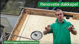 Renovatie dakkapel en EPDM aanbrengen  Dakdekker aan het woord  EgberinkDak [upl. by Ebenezer]