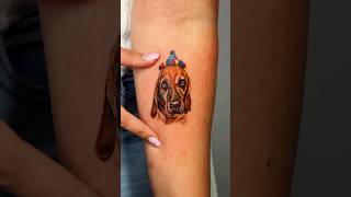 Canpleanno 🎉🥳🐶 tatuaggio micro realistico cane Beagle by Etherea tattoo [upl. by Inahs891]