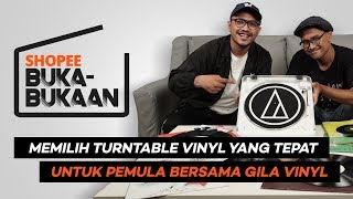 Tips Memilih Vinyl Untuk Pemula Bersama Wahyu Acum Gila Vinyl  Shopee Bukabukaan [upl. by Manoop]