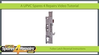 Fullex Door Lock Case Latch Reversal [upl. by Bolt537]