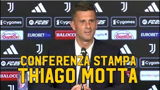 CONFERENZA STAMPA DI THIAGO MOTTA [upl. by Airekahs18]