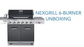 Nexgrill Deluxe 6 Burner Propane Gas Grill with Sear Station Unboxing [upl. by Carly]