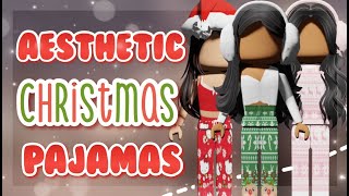 aesthetic Christmas pajama codes for bloxburg  roblox ♡ [upl. by Callan]