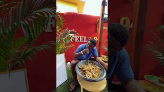 Eating Akple and Oilless Fetri Detsi at Feels94 Chop Bar Accra [upl. by Till]