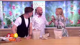 Polish Magic Gone Wrong TV host impaled live on air by magician Marcin Połoniewicz [upl. by Liatnahs538]