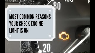 Most Common Reasons Your Check Engine Light Is On [upl. by Anitsirc]