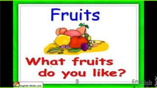 ESL Beginners English Lesson  Names of Fruits [upl. by Newol]