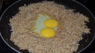 Best Cauliflower rice recipe  egg fried rice street food  weight loss diet [upl. by Aretse]