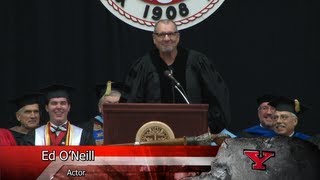 Actor Ed ONeills speech to the undergraduates at Youngstown State commencement on May 18 2013 [upl. by Lenneuq497]