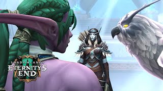 Sylvanas Judgment Cutscenes  Sylvanas Windrunner amp Tyrande Whisperwind  Eternitys end Patch 92 [upl. by Gronseth440]