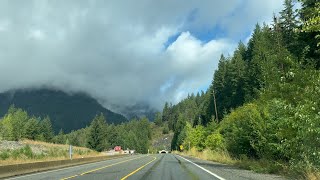 Travel between the mountains TransCanada Highway Boston Bar British Columbia August 2024 [upl. by Dnumsed]