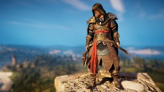 Assassins Creed Valhalla  Mythical Mentor Armor Set Gameplay [upl. by Obrien750]