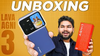 LAVA Agni 3 5G  Unboxing amp First Impressions  Dual AMOLED Displays  ₹20999 [upl. by Ecaroh]