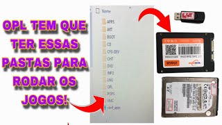 SAIBA QUAIS PASTAS É PRECISO PARA RODAR JOGOS OPL NO PS2 [upl. by Ornie302]