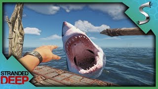 MEGALODON BOSS FIGHT NEW STORY MISSIONS  Stranded Deep Gameplay E15 [upl. by Casabonne]