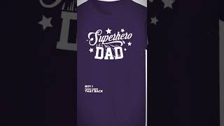 Superhero Dad Shirt  Capital Tshirt [upl. by Hsemin]