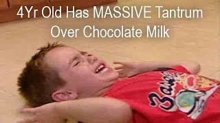 Boy Throws a MASSIVE Tantrum Over Chocolate Milk  Supernanny [upl. by Enilesor]