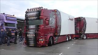 SARANTOS SCANIA R999 V8  LOUD exhaust amp turbo sounds [upl. by Dyna500]