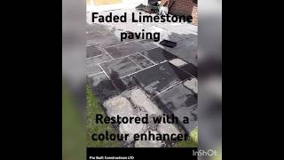 Limestone Paving Restoration home homeimprovement resin concrete cement [upl. by Einna849]