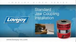 Lovejoy Standard Jaw Coupling Installation Video [upl. by Mulloy612]