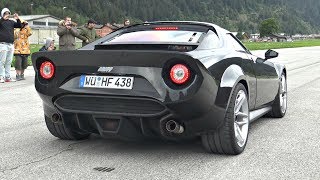 NEW Lancia Stratos 2018 Exhaust Sounds  Start Up amp Full Throttle Acceleration [upl. by Lipinski]