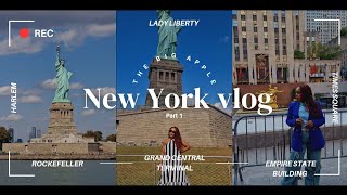 New York travel vlogPart 1 rockerfeller grandcentral empirestatebuilding timessquare [upl. by Goss]