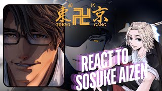 Tokyo revengers react to takemichi as aizen sosuke  ichigo kurosaki  Bleach  Gacha life  Mikey [upl. by Acacia]