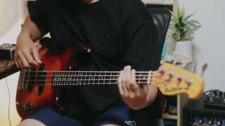 Takako Mamiya  Mayonaka No Joke 真夜中のジョーク Bass Cover 1982 Yamaha Broad Bass VII [upl. by Ydualc]