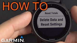 How to Factory Reset Garmin Forerunner 945 [upl. by Breech]