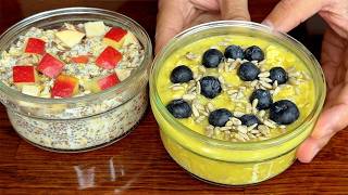 2 healthy instant oatmeal recipes for weight loss Oatmeal breakfast recipes Recipes for slimness [upl. by Gearhart]