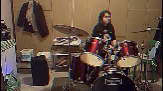 MÅNESKIN LA PAURA DEL BUIO Drum cover [upl. by Eusassilem544]