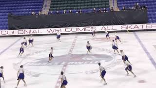 2023 Colonial Classic Synchronized Skating Competition DC EDGE Juvenile [upl. by Navoj834]