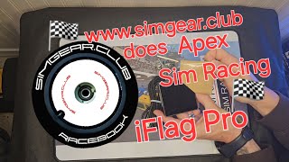 Apex Sim Racing iFlag Pro iflagdisplay w wwwsimgearclub [upl. by Aelram]