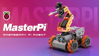 MasterPi AI Vision Robot Arm with Mecanum Wheels Car Raspberry Pi Open Source [upl. by Ahsinna783]