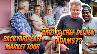 Market tour  who is Chef Delven Adams  Gordon Ramsay In Guyana ￼ [upl. by Swanhildas]