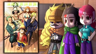 Straw Hats Parents React To Their Child  One Piece  Gacha React [upl. by Aiker]