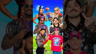 Roman Reigns Montez ford Bianca Belair vs Liv Morgan Dominic Mysterio John Cena 😈😱 shorts wwe [upl. by Yhtac]