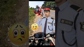 Police Walo Se Bachkar Ke Bhagna Pada😧👮 police trafficpolice mt15motovlog bikervscop [upl. by Eirual]