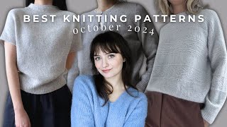 my top knitting patterns released in october 2024 🎃 [upl. by Nuahc]