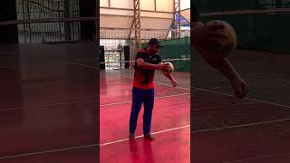 Volley Ball Libero Tricks By Professional Coach Naveen Shetty KSP [upl. by Oralie]