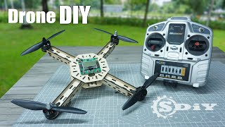 How to make Anycopter Drone  Basic drone for beginners  part1│SDiY [upl. by Eanej]