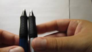 2017 Sheaffer Award vs 1996 Sheaffer Award ballpoint Comparison [upl. by Racklin]