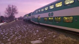 GO Train at Cooksville Station [upl. by Torbart]