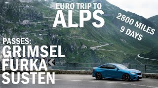 Road trip to Alps Switzerland’s best passes Susten Grimsel Furka and Great St Bernard 4K [upl. by Calloway]