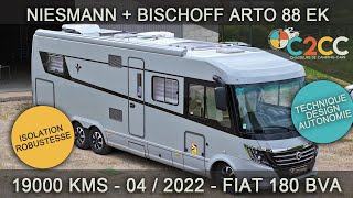 Présentation NIESMANN  BISCHOFF ARTO 88 EK  MODELE 2022  GRIS EIFEL VENDU [upl. by Wadesworth744]