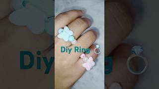 Diy finger ring 💍 Making ring with beads jewllerymaking ring [upl. by Valerye131]