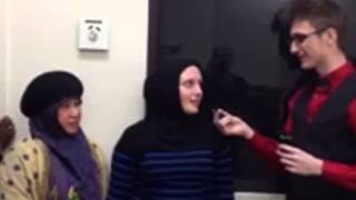 Sabrina Converts to Islam with Fatih Seferagic  December 2013 [upl. by Airrehs]