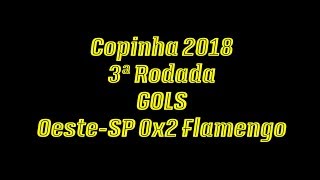 Gols de OesteSP 0x2 Flamengo  Copinha 2018 [upl. by Bibby137]